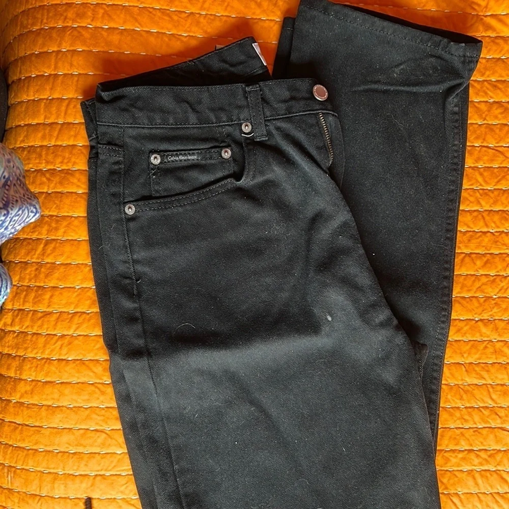 COPY - Calvin Klein Easy Fit black jeans sz W32 L34